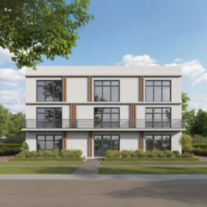 PRE CONSTRUCCIÓN. 3 unidades residenciales, cada una en 3 pisos. Hallandale Beach, FL